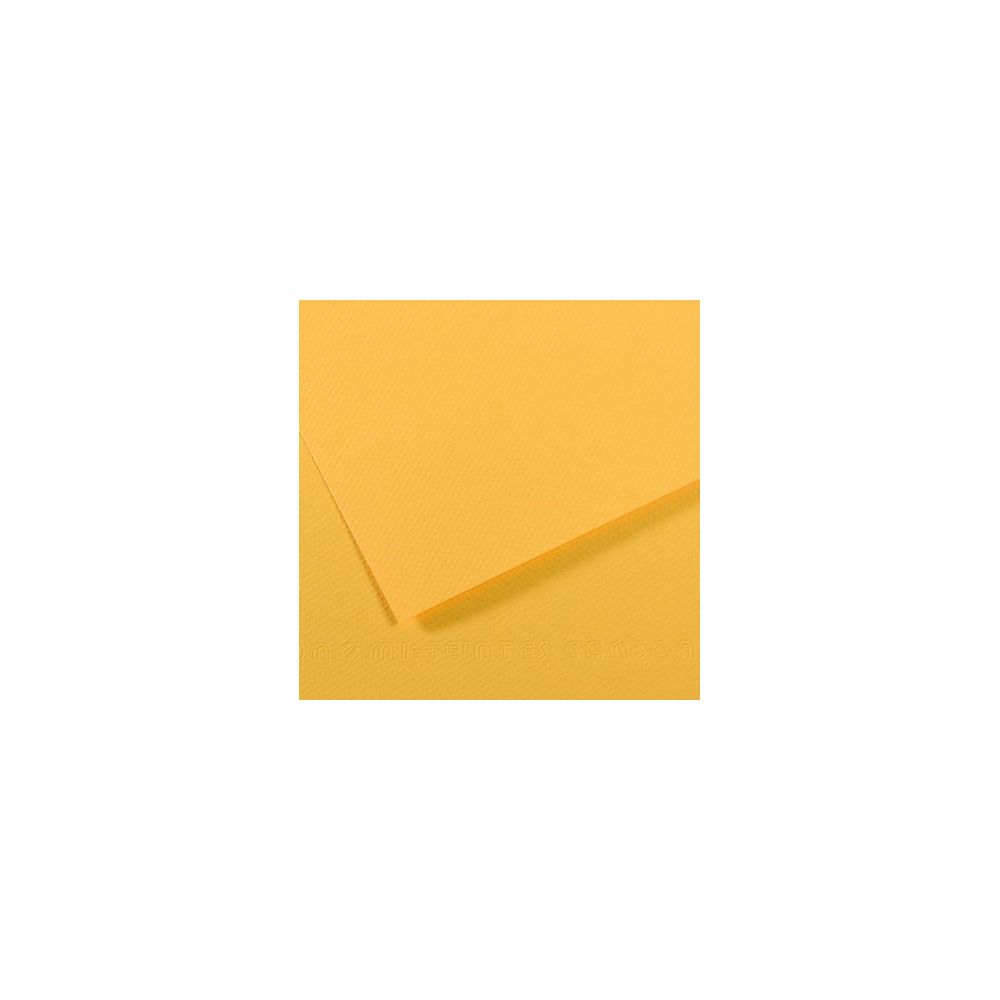 Feuille dessin 50x65cm 160g JAUNE BOUTON D OR (la feuille) CLAIREF.