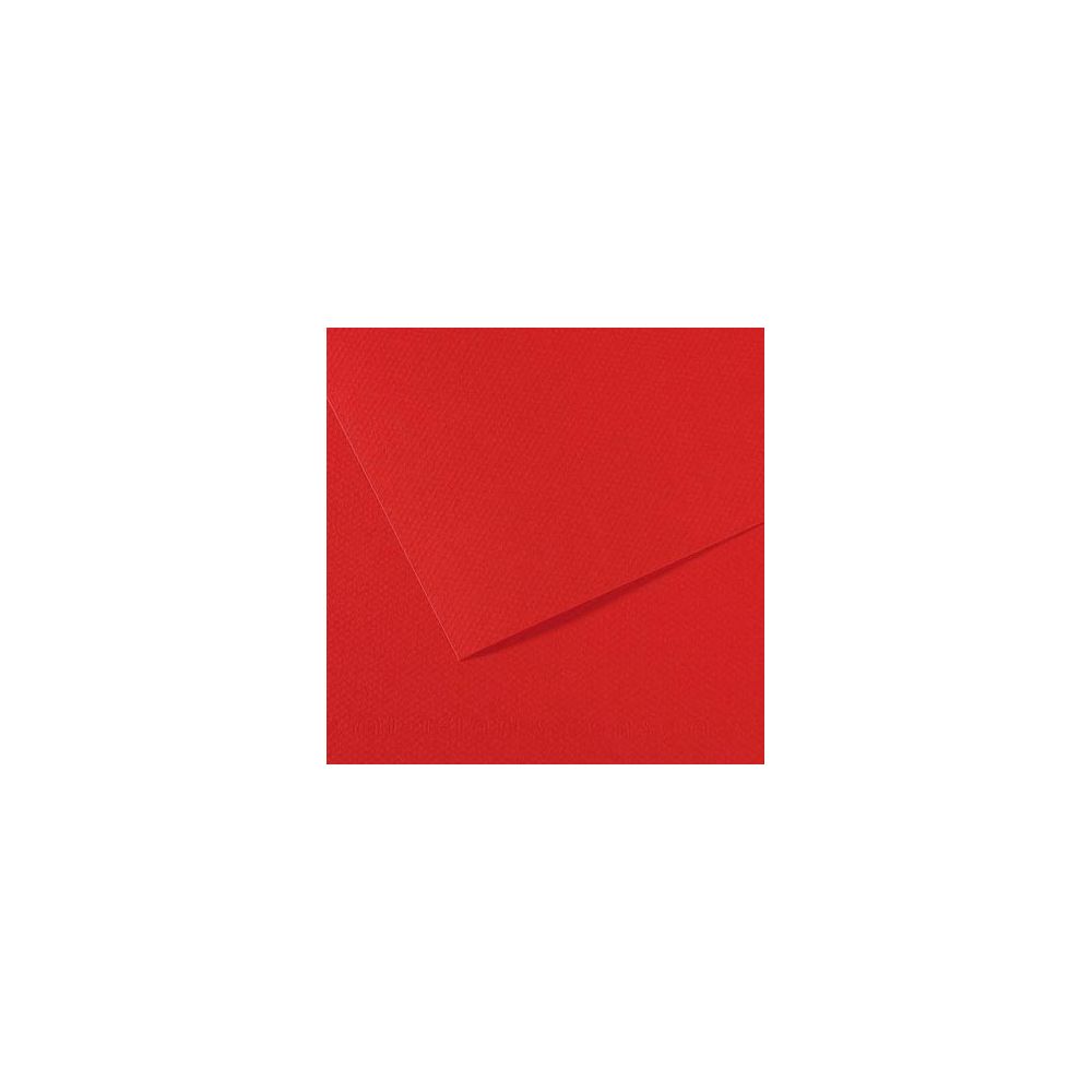Feuille dessin 50x65cm 160g ROUGE VIF (la feuille) CLAIREFONTAINE