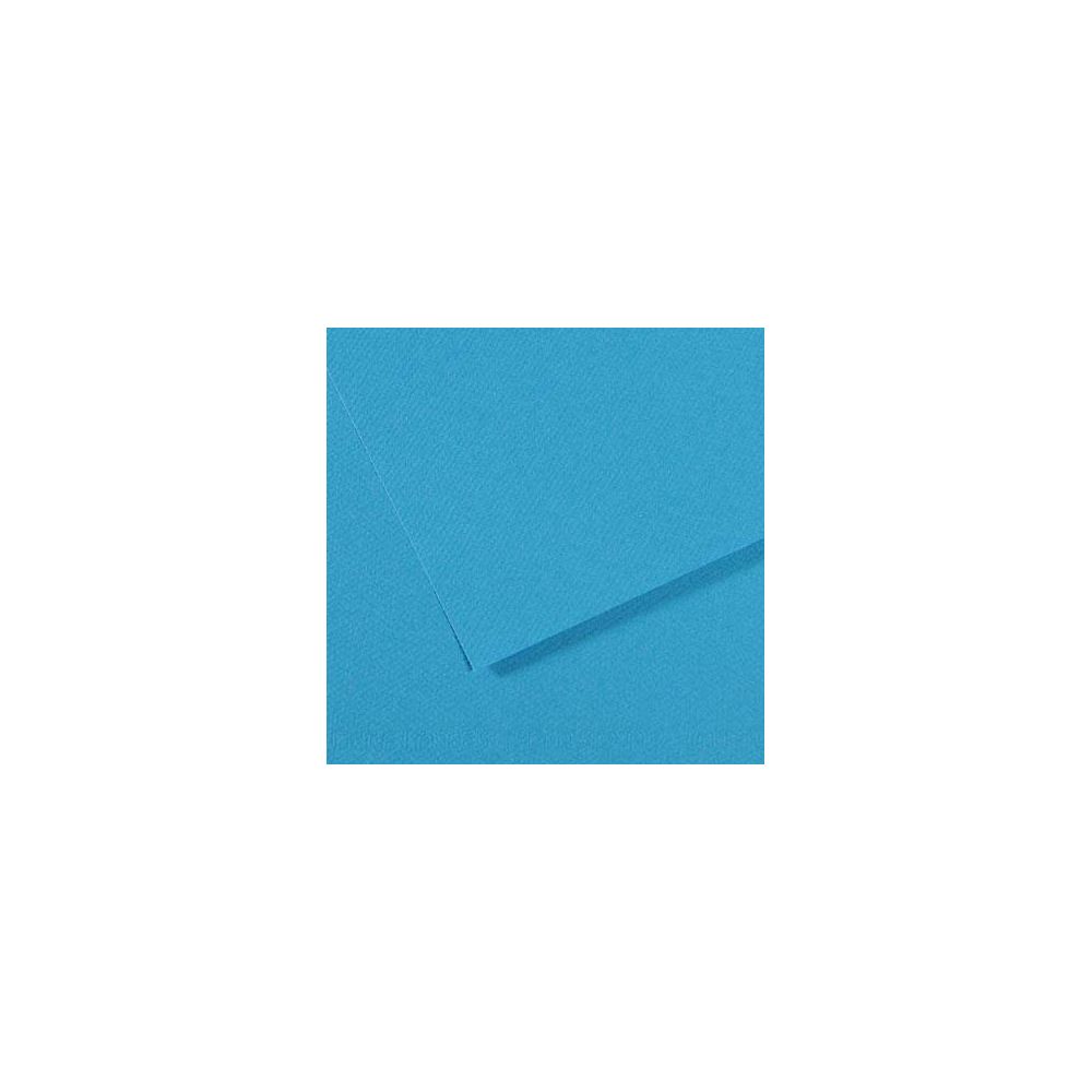 Feuille dessin 50x65cm 160g BLEU TURQUOISE(la feuille) CLAIREFONTAI