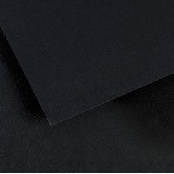 Feuille dessin 50x65cm 160g NOIR (la feuille) CLAIREFONTAINE