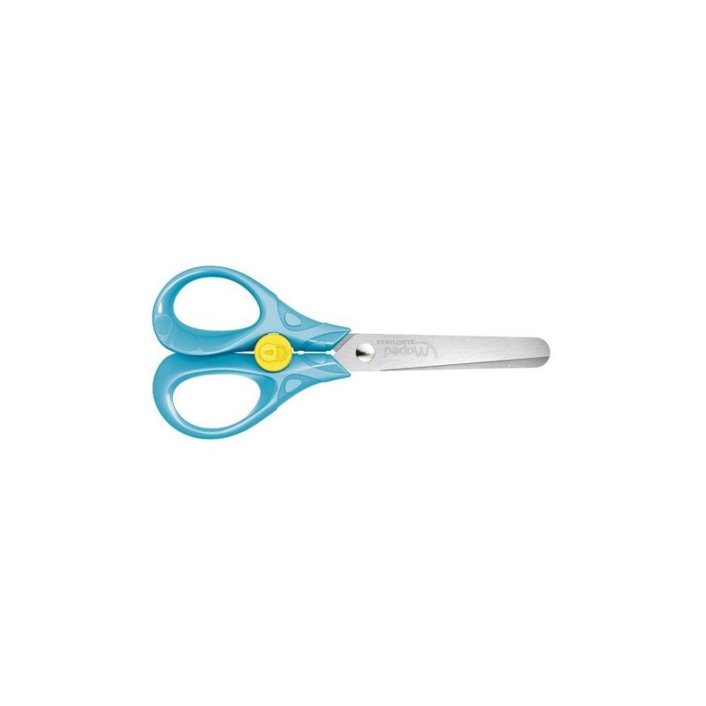 Ciseaux Ecolier MAPED Security - Ann. plastique - Bout rond - 13 cm