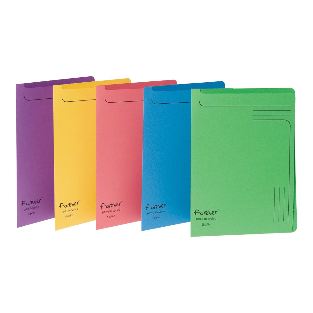 Chemise Coin EXACOMPTA Recyclé - A4 - COUL.ASSORTIS (x5)