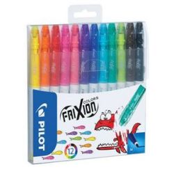 Feutre Couleur PILOT Frixion Colors Effaçable - Pochette de 12