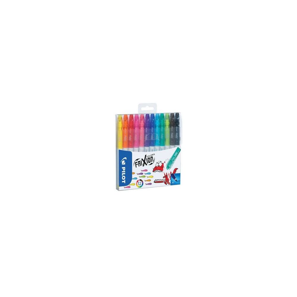 Feutre Couleur PILOT Frixion Colors Effaçable - Pochette de 12