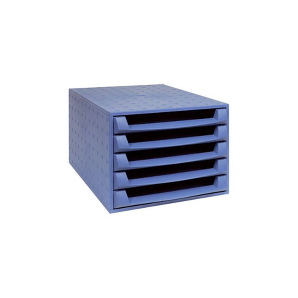 Module classement 5 tiroirs A4 EXACOMPTA Forever 100% recyclé BLEU