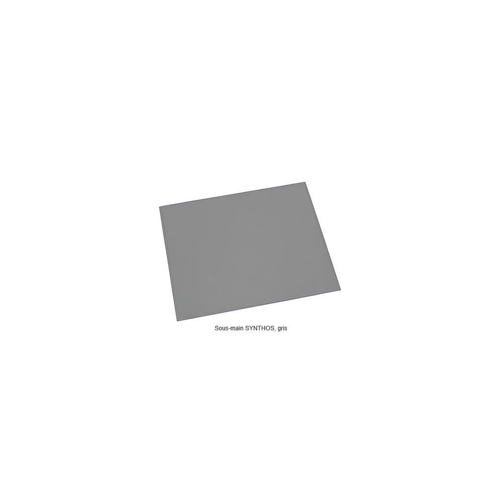 Sous-Main en PVC - Antidérapant - 52 x 65 cm - GRIS