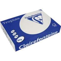 Rame A4 -  80g - Gris Acier - CLAIREFONTAINE (500 f.) - Ref:1993