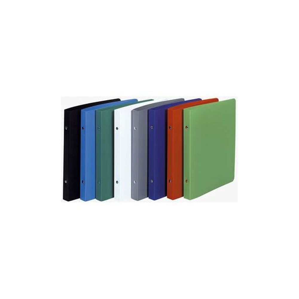 Classeur 2 ann. - Fiches Bristol 12.5x20cm - Carton  40mm -ROUGE** Z