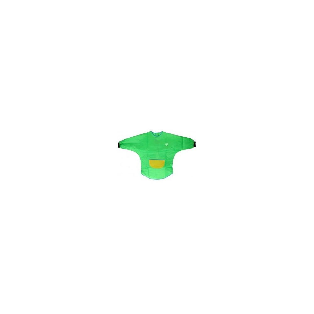 Tablier à peinture - Poignets plastiques Ferm. velcro VERT 4/7 ans 