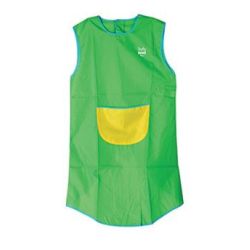 Tablier à peinture / chasuble - Poche ventrale - VERT Adulte