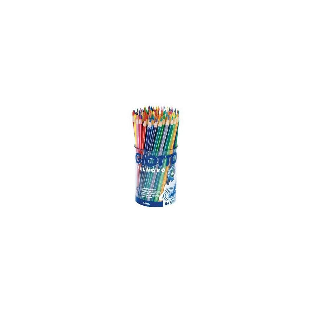 Crayon Couleur GIOTTO Stil Novo - Hexagonal - Pot de 84 crayons