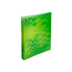 Classeur 4 anneaux A4 PVC 40mm - Gamme CRYSTALLINE