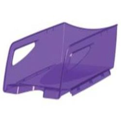 Corbeille courrier Maxi CEPPRO 220 - H11cm - avec poignée VIOLET TR.