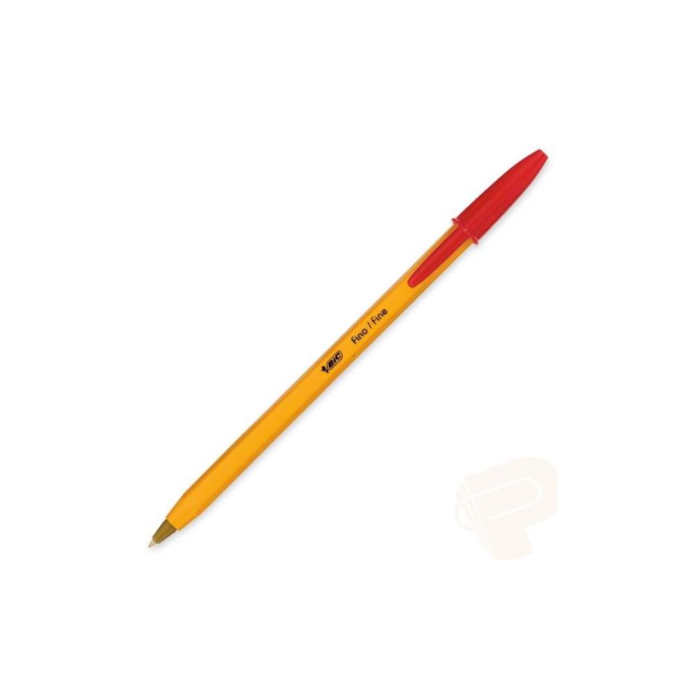 Stylo Bille BIC ORANGE - Pointe Fine 0.7mm - Trait : 0.35mm - ROUGE