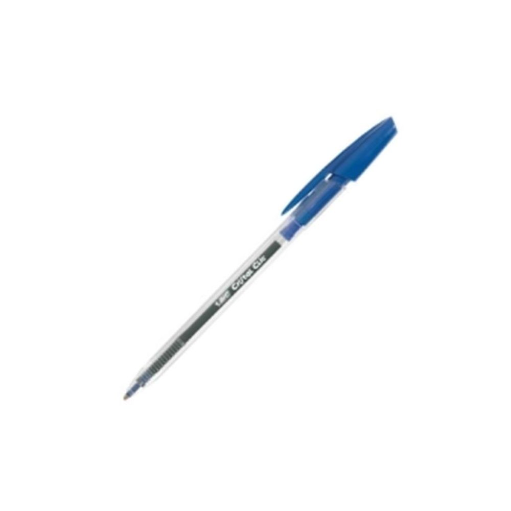 Stylo Bille BIC CRISTAL CLIC - Pointe 1mm - Rétractable - BLEU **NSFP