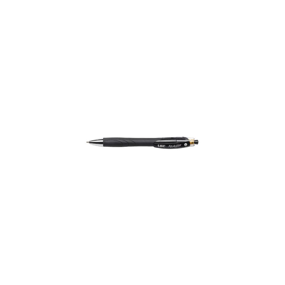 Stylo Bille BIC REACTION - Pointe 1mm - NOIR - Ref: 857546