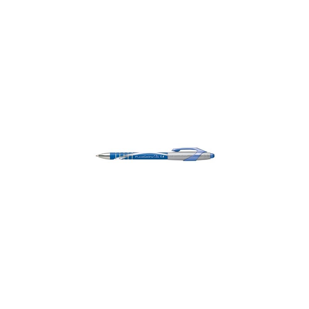 Stylo Bille PAPERMATE FLEXGRIP ELITE - Trait : 1.4mm - BLEU