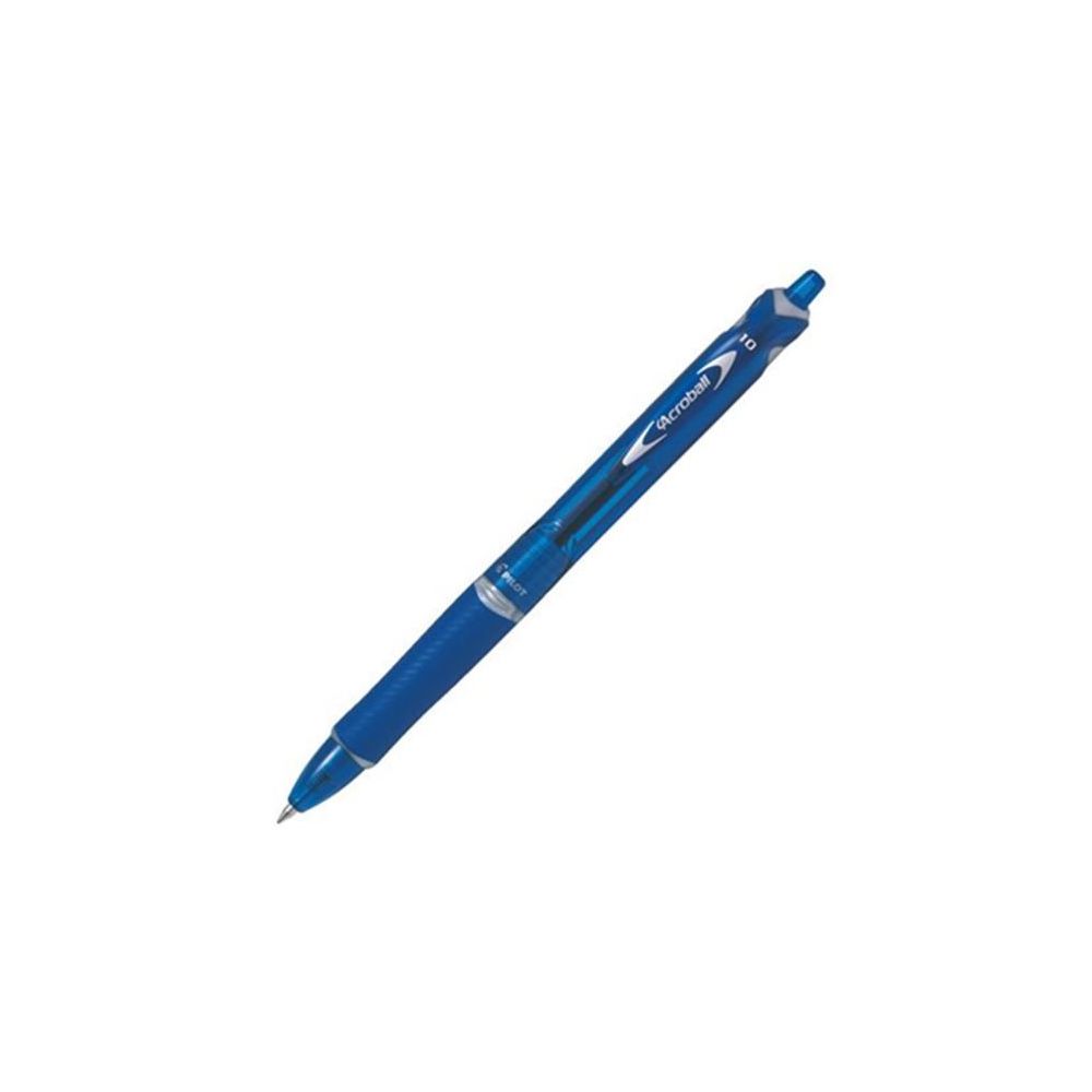 Stylo Bille PILOT Acroball - 1mm - Rétractable - BLEU