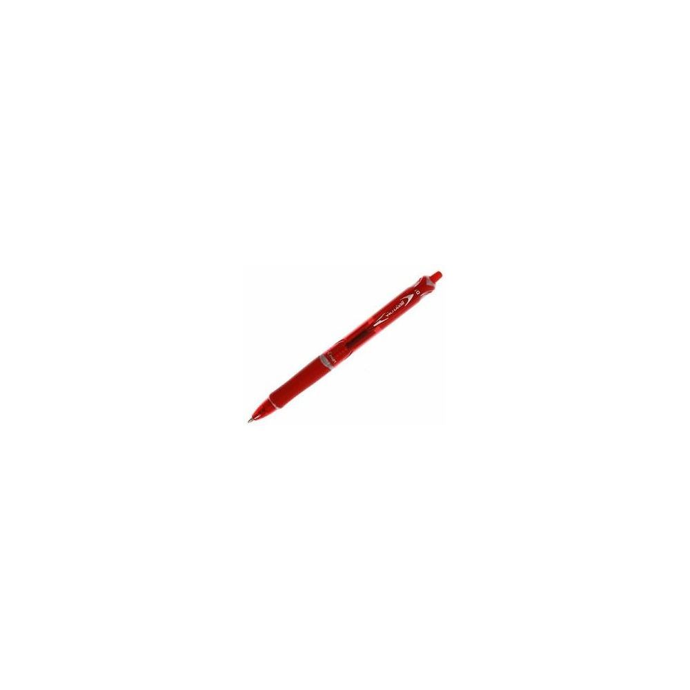 Stylo Bille PILOT Acroball - 1mm - Rétractable - ROUGE
