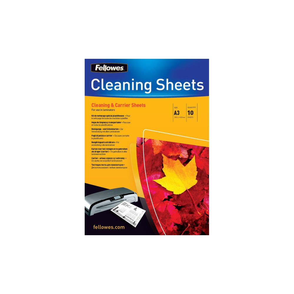 Feuilles de nettoyage pour plastifieuse A4 (10 feuilles)