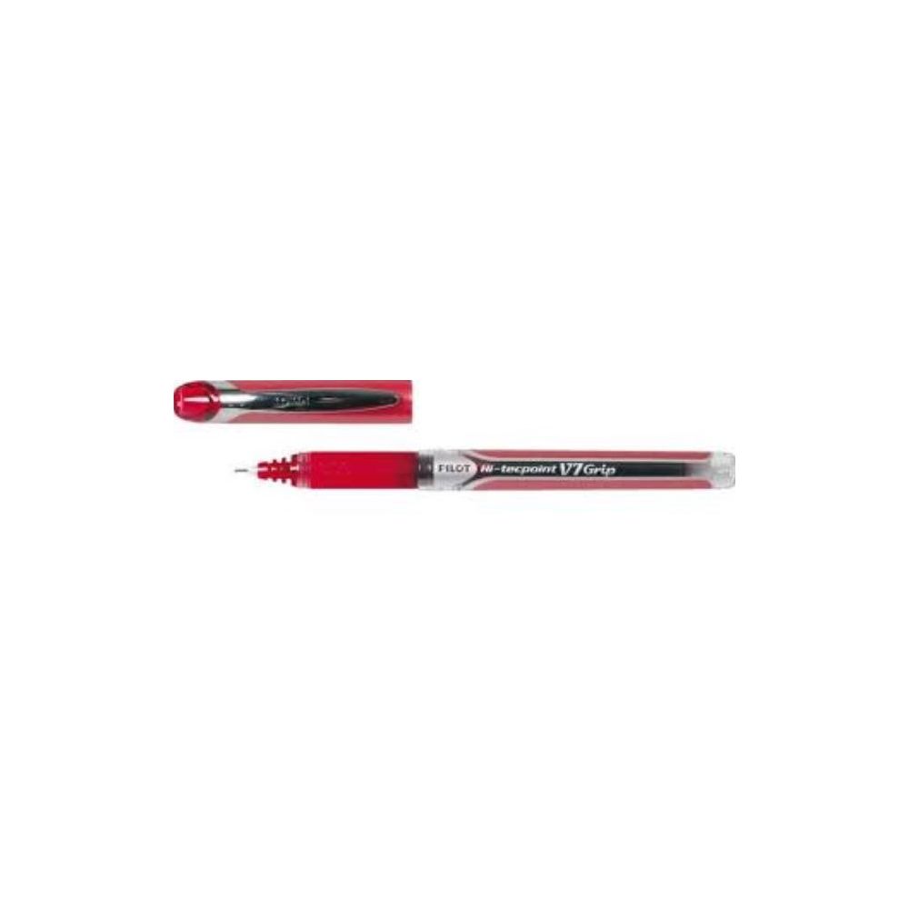 Roller PILOT V7 Grip - Pointe Hi-Tecpoint - ROUGE - Ref: 2047306