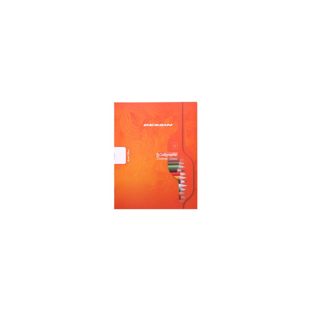 Cahier de dessin 17x22cm 16 p Piqûre 90g CLAIREFONTAINE