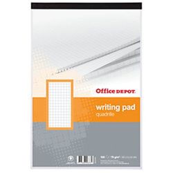 Bloc Bureau A4 5 x 5  - 100 p - 70g - Détachable - OFFICE DEPOT NSF