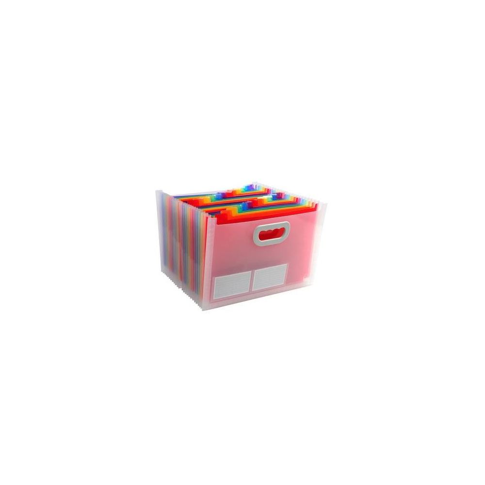 Trieur Valisette + Poignée 33 x 25cm - PVC - 24 compart. - EXACOMPTA
