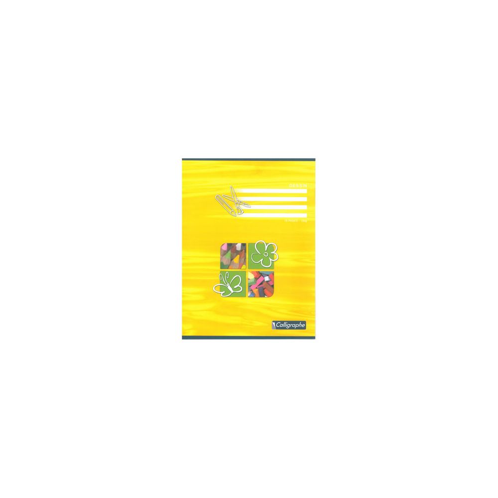 Cahier de dessin 24x32cm Piqures 16 p 120g CLAIREFONTAINE