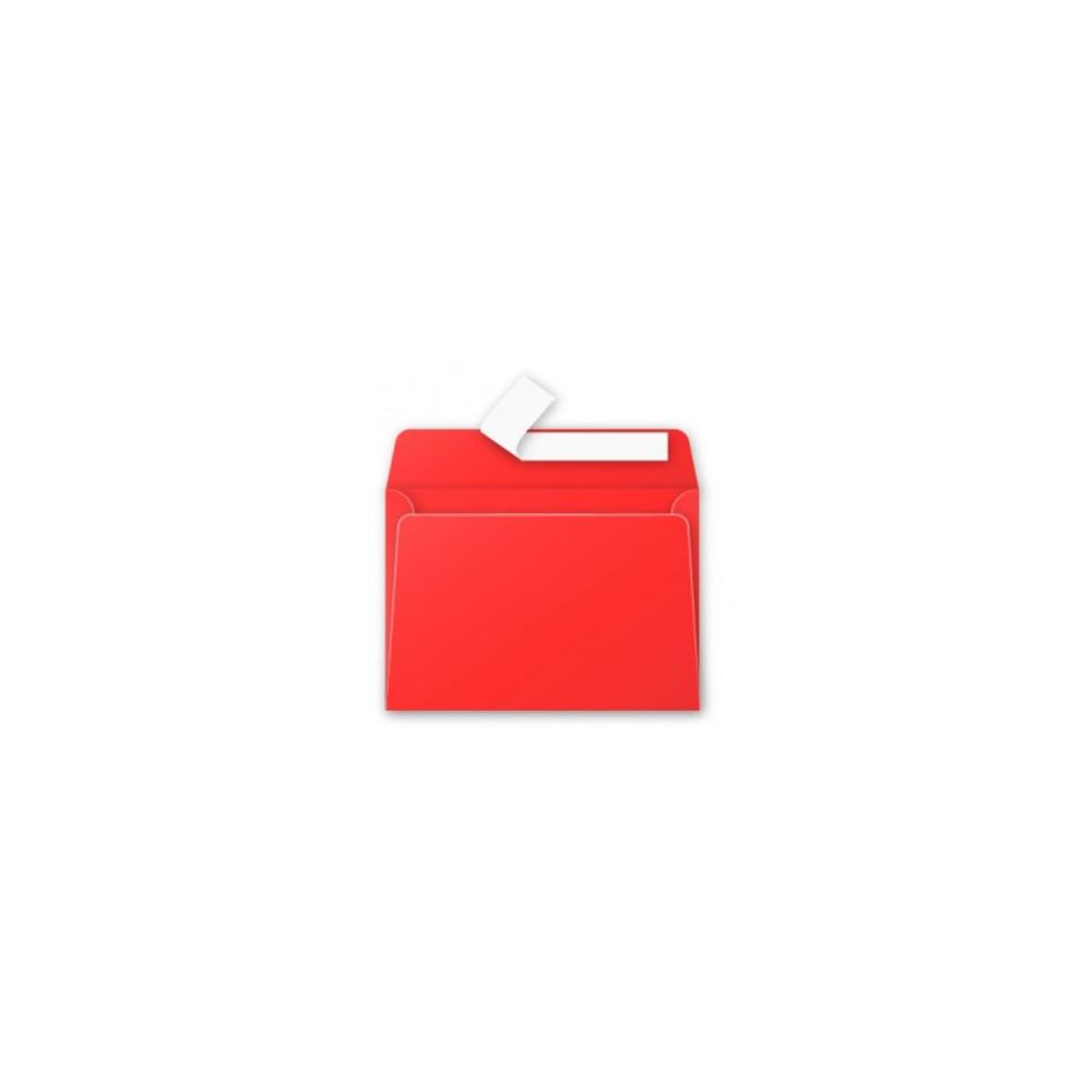 Enveloppe Pollen 114 x162mm - 120g - ROUGE CORAIL (Paquet de 20)