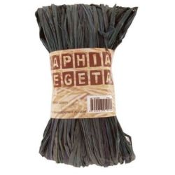 Raphia naturel - Pelote de 50g - NOIR 