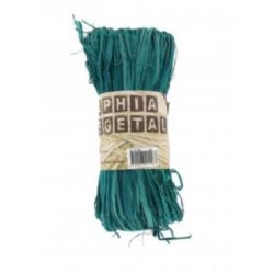 Raphia naturel - Pelote de 50g - VERT FONCE