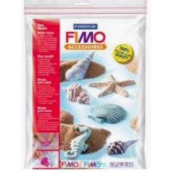 Moule thermoformé pour pâte à modeler FIMO "Coquillages" 9 motifs
