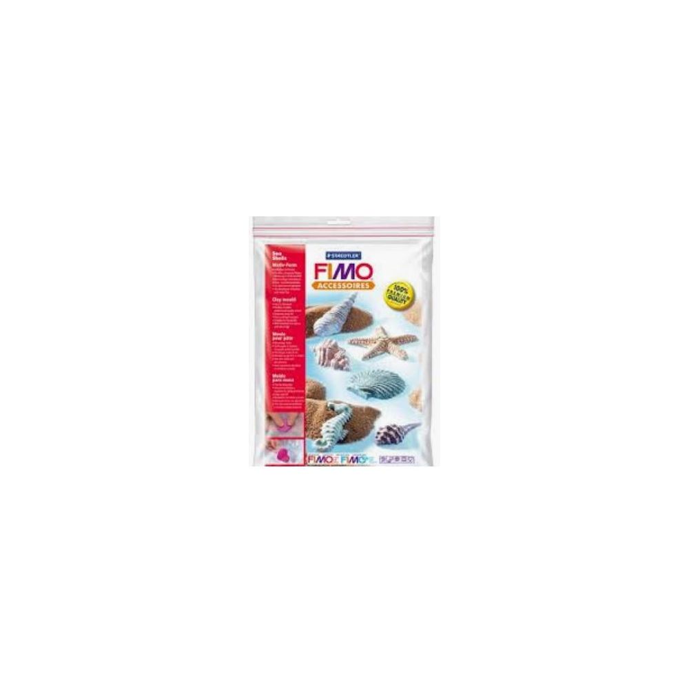 Moule thermoformé pour pâte à modeler FIMO "Coquillages" 9 motifs