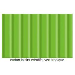 Carton Ondulé - 50 x 70cm - 260g - VERT CLAIR