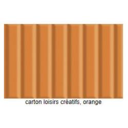 Carton Ondulé - 50 x 70cm - 260g - ORANGE