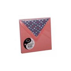 Enveloppe Pollen 140 x140mm - 120g - Litchi (Paquet de 10)