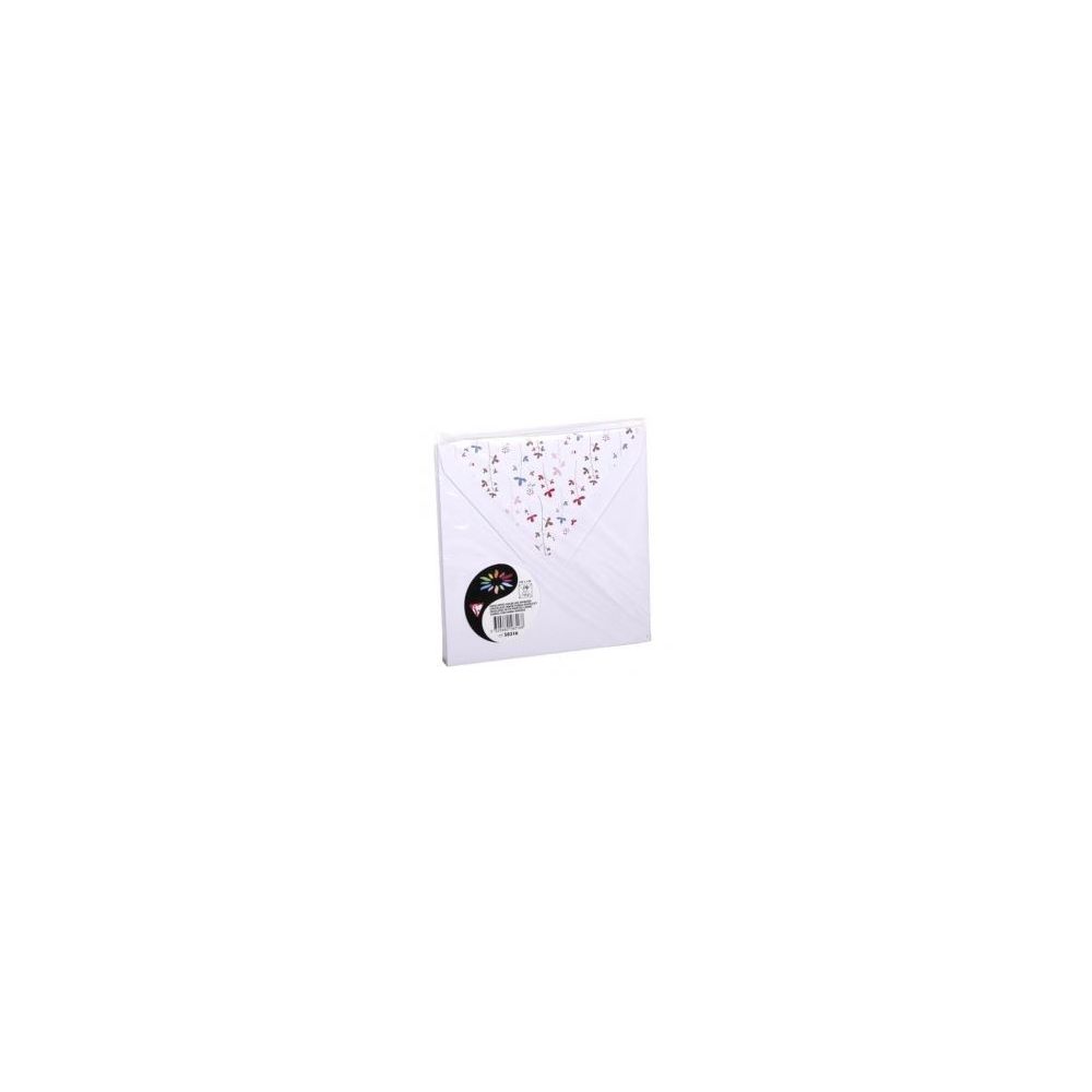 Enveloppe Pollen 140 x140mm - 120g - Blanc BB- (Pqt de 10)** Z