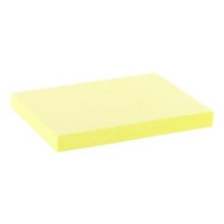 Bloc reposit. 75 x 100mm - JAUNE - 100 feuil. (Par 12)