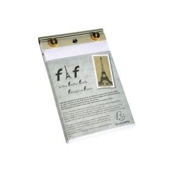 Bloc rechargeable à vis N°4 - EXACOMPTA - 13.5 x 21cm - Socle Alu