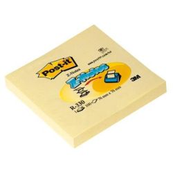 Bloc reposit. 76 x 127mm POST-IT - Z-Notes- 100 f. - JAUNE (unité)