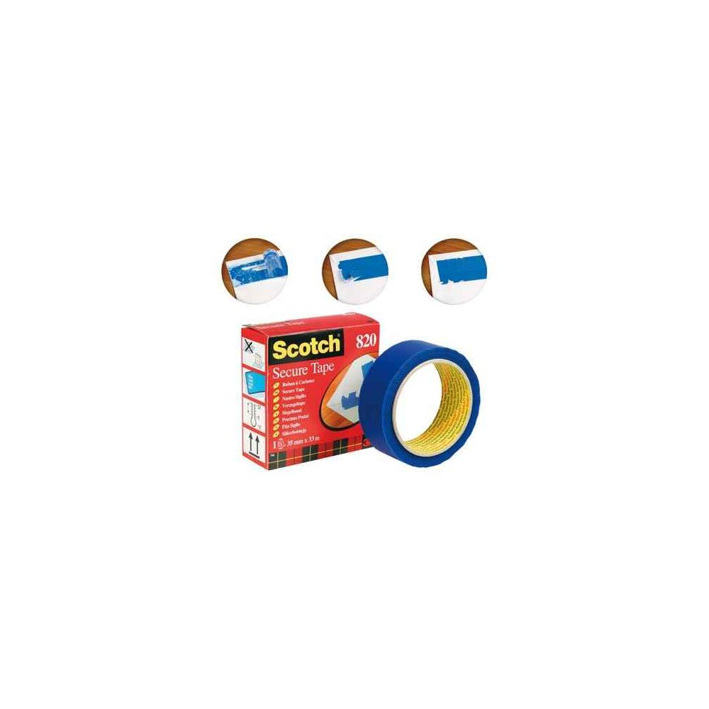 Ruban à cacheter SCOTCH - 35mm x 33m - BLEU