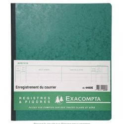 Registre Courrier ARRIVEE - 32 x 24cm - 80 p