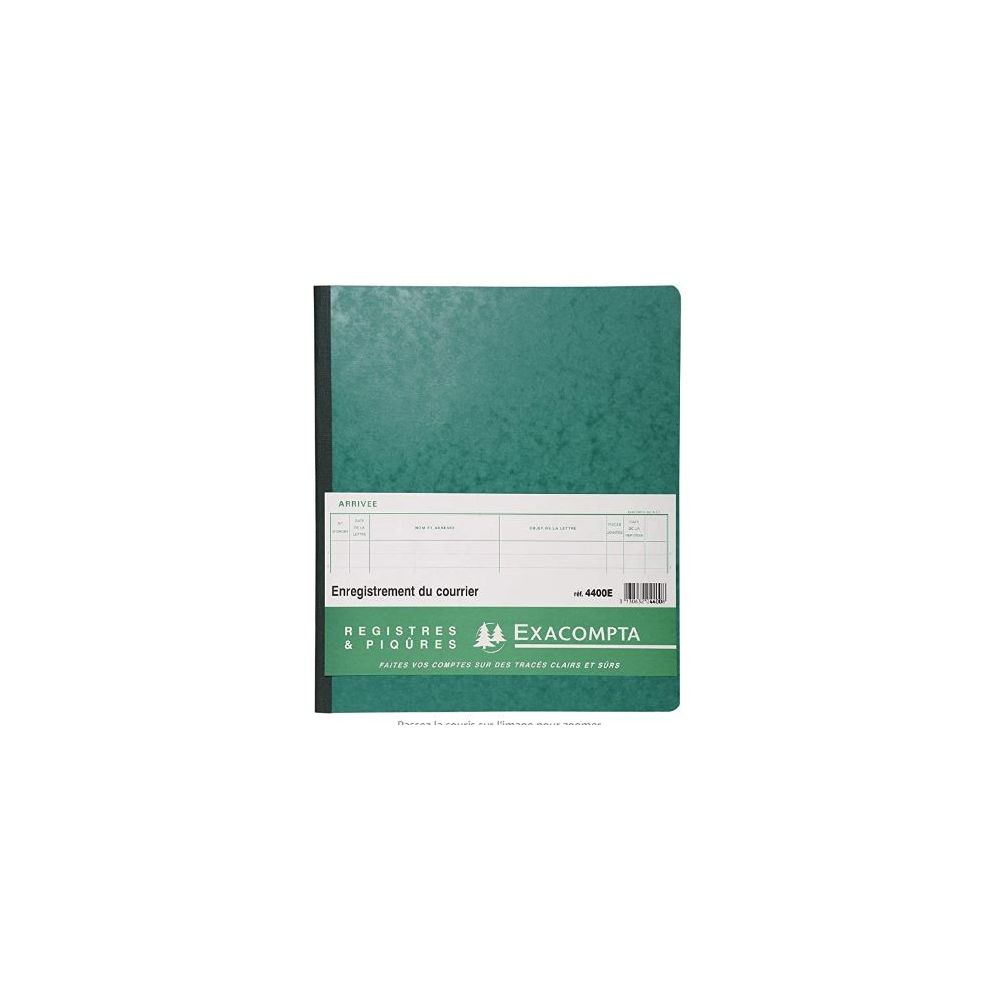 Registre Courrier ARRIVEE - 32 x 24cm - 80 p