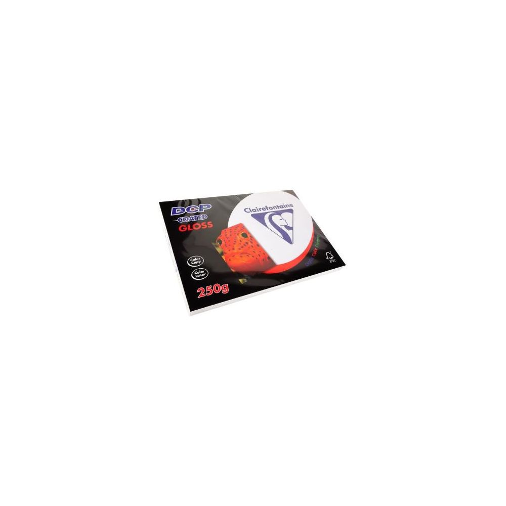 Rame A3 - 250g - Blanc couché DCP CLAIREFONTAINE (125 f.) 6872C