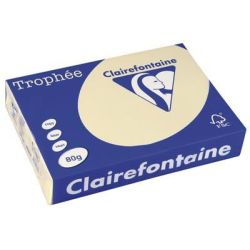 Rame A4 -  80g - Chamois - CLAIREFONTAINE (500 f.) - Ref:1787