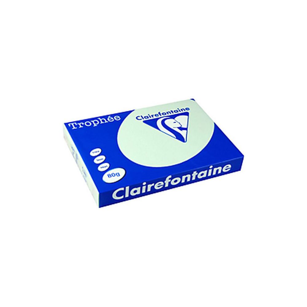 Rame A3 -  80g - Vert - CLAIREFONTAINE (500 f.) - Ref:1882