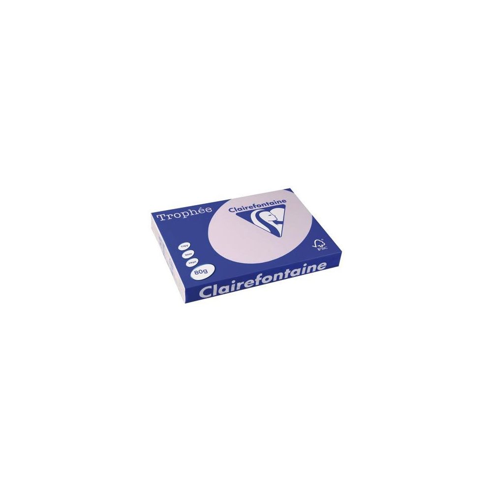 Rame A3 -  80g - Lilas CLAIREFONTAINE (500 f.) - Ref: 1250