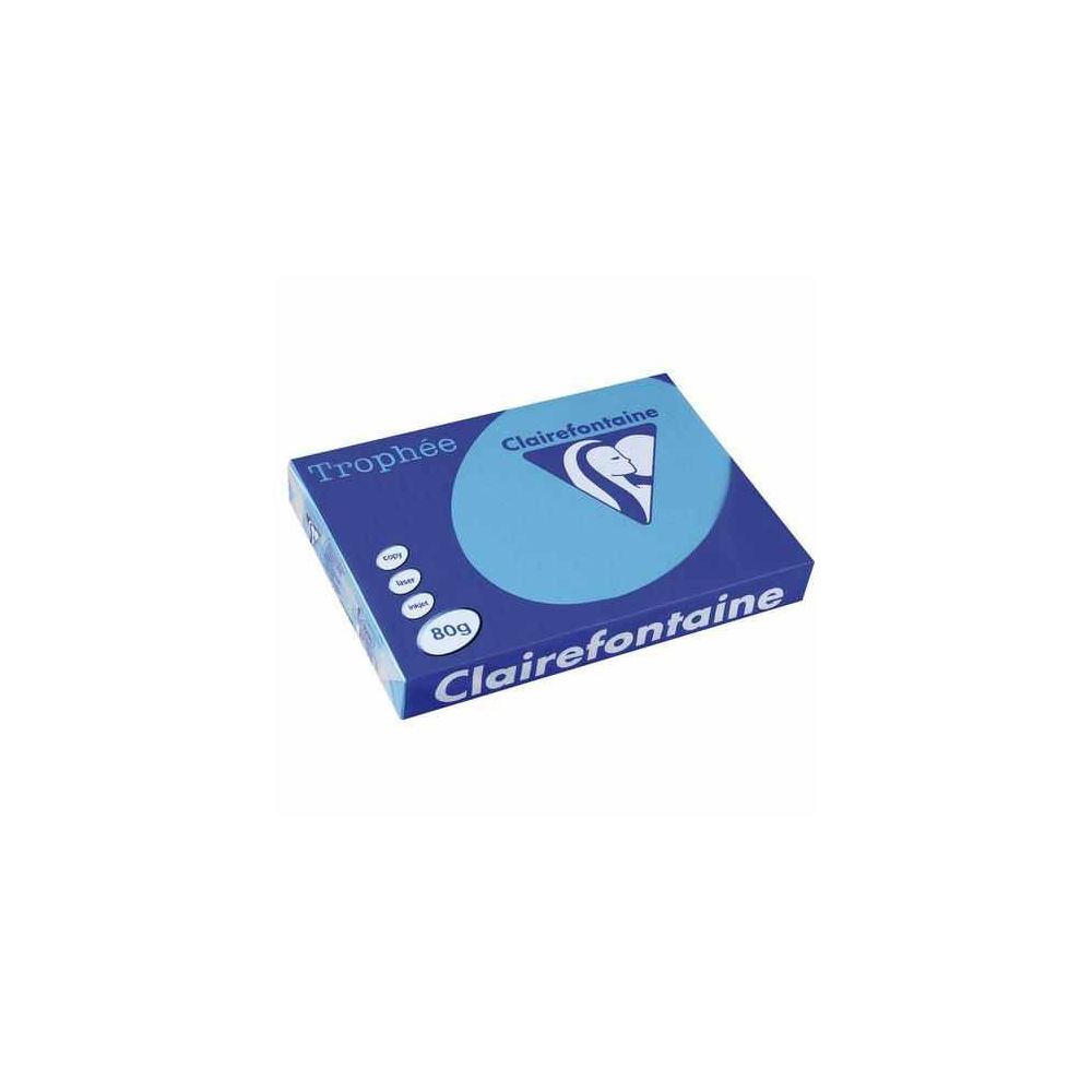 Rame A3 -  80g - Bleu Vif CLAIREFONTAINE (500 f.) - Ref: 1256