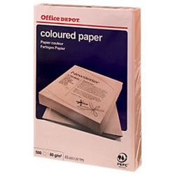 Rame A3 -  80g - Saumon - ADAGIO/OFFICE DEPOT (500 f.)** NSFP